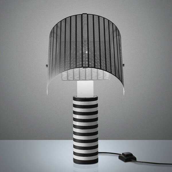Artemide Shogun stolná lampa nastaviteľné tienidlo, Biela / opálová, Obývacia izba / jedáleň, Hliník, Dizajn, Stojacie svietidlo