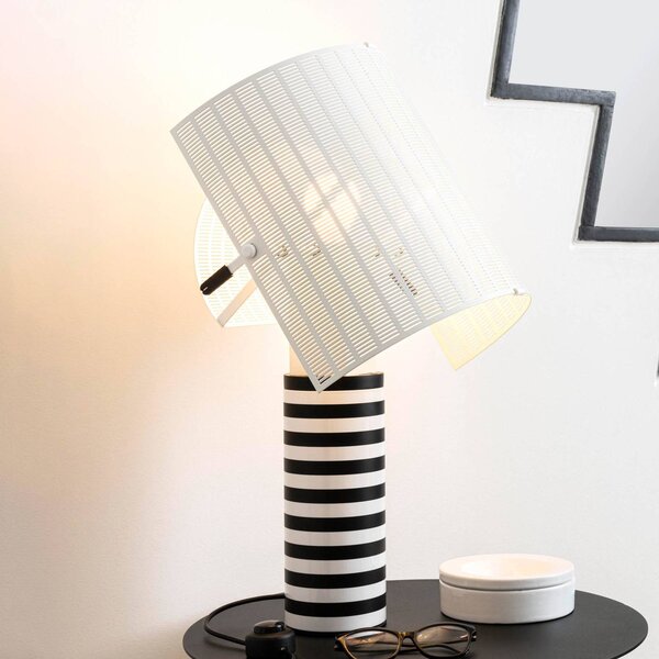 Artemide Shogun stolná lampa nastaviteľné tienidlo, Biela / opálová, Obývacia izba / jedáleň, Hliník, Dizajn, Stojacie svietidlo