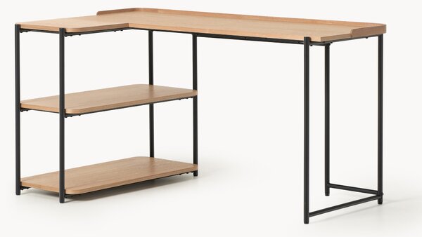 Drevený rohový písací stôl Renee