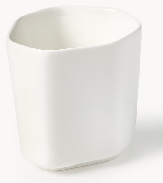Porcelánové šálky na espresso v organickom tvare Joana, 4 ks