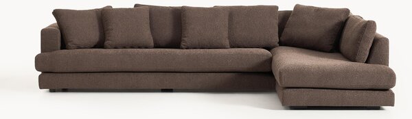XL buklé rohová pohovka Tribeca