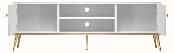 TV STOLÍK BELLINI BIELY VYSOKÝ LESK 160 cm