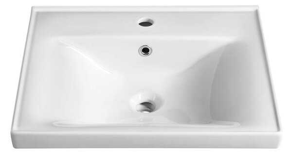 Aqualine Aqualine, SAVA 55 nábytkové umývadlo 55x46x16,5 cm, 2055