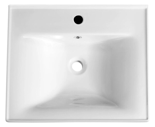 Aqualine Aqualine, SAVA 55 nábytkové umývadlo 55x46x16,5 cm, 2055