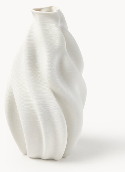 3D tlačená porcelánová váza Lyria, V 29 cm