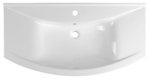 Aqualine Aqualine, ZERO 97 keramické umývadlo nábytkové 97x51cm, biela, 6095