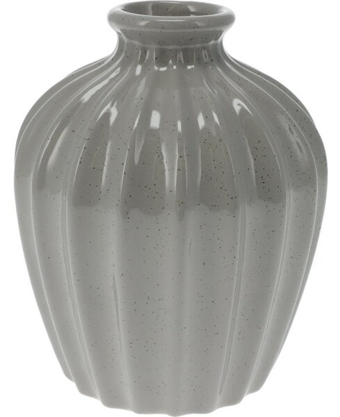 Porcelánová váza Sevila, 11,5 x 15 cm, sivá