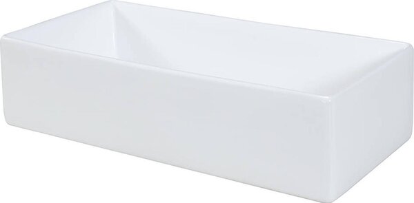 Keramické umývadlo na dosku GAJA45-SW v bielej lesklej farbe, šírka 45 cm