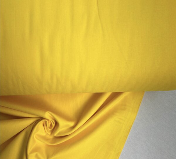 Ervi bavlna š.240 cm jednofarebná látka žltá č.195, metráž