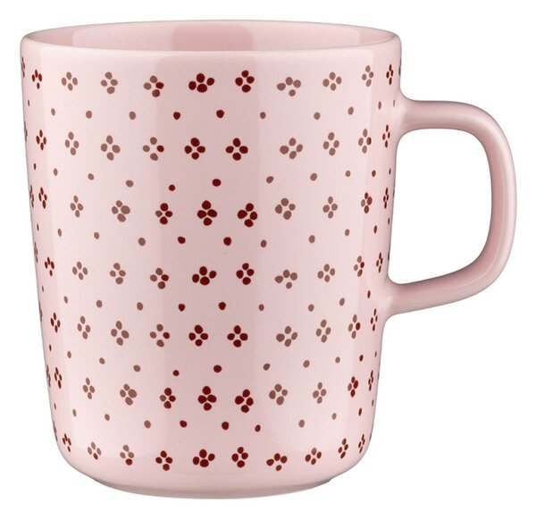 Marimekko Hrnček Oiva Muija 0,25l, růžový