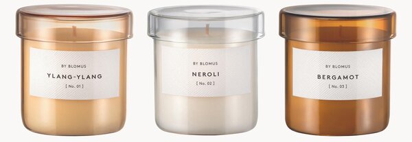 Vonné sviečky Valoa (Ylang Ylang, Neroli & Bergamot), 3 ks