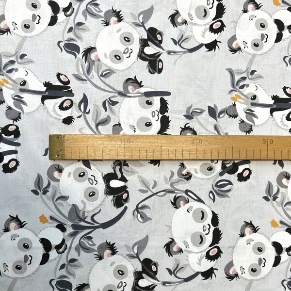 Ervi Bavlnená látka/plátno š.240cm - Panda - 26188-3, metráž