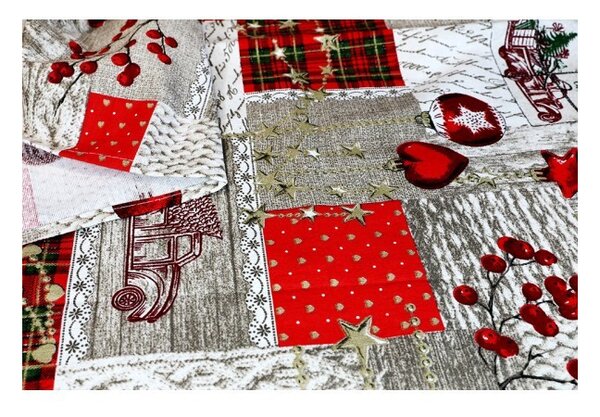 Vianočný behúň na stôl Merry Christmas Farba Viacfarebná Rozmery 40x120 cm