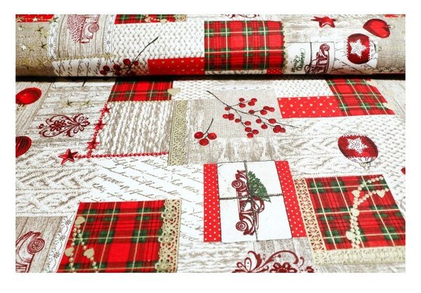 Vianočný behúň na stôl Merry Christmas Farba Viacfarebná Rozmery 40x120 cm