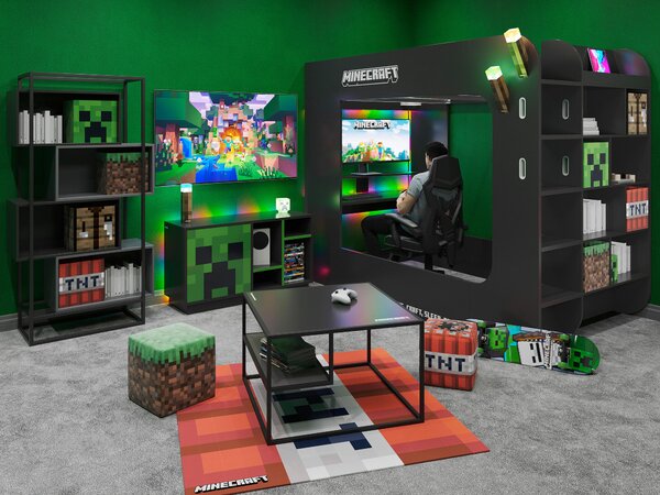 REGÁL Minecraft - Detské izby