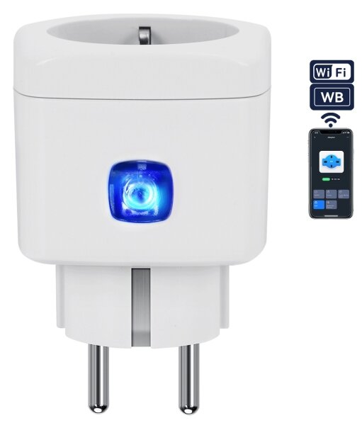 Aigostar - Inteligentná zásuvka F 2300 W Wi-Fi Tuya