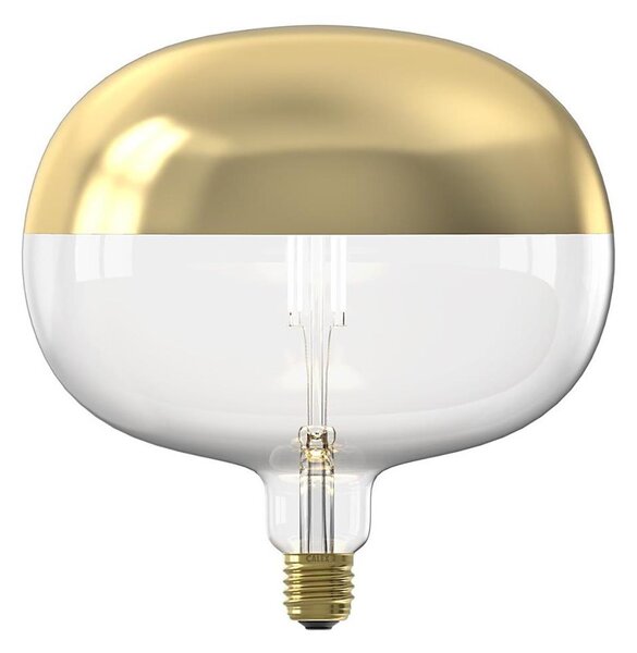LED Stmievateľná žiarovka s vrchným krytom FILAMENT E27/6W/230V 1800K zlatá CRI 90