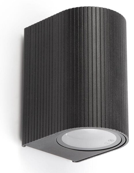 FARO 70322 - Vonkajšie nástenné svietidlo ESTELA 1xGU10/5W/230V IP65 čierna