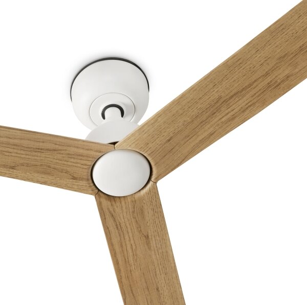 FARO 34370 - Stropný ventilátor MARINE M pr. 125 cm hnedá/biela IP44 + diaľkové ovládanie