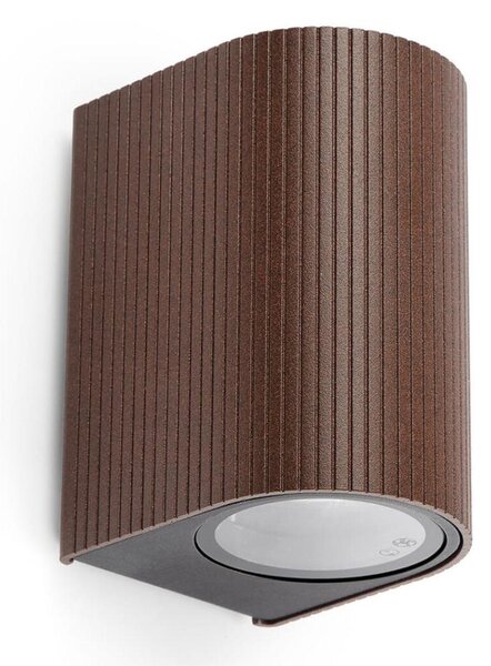 FARO 70324 - Vonkajšie nástenné svietidlo ESTELA 1xGU10/5W/230V IP65 hnedá