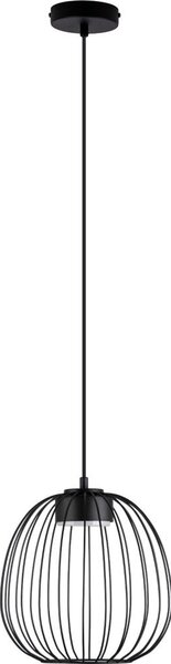 Závesný luster na lanku OVELLA 1xGX53/10W/230V priemer 25 cm čierny