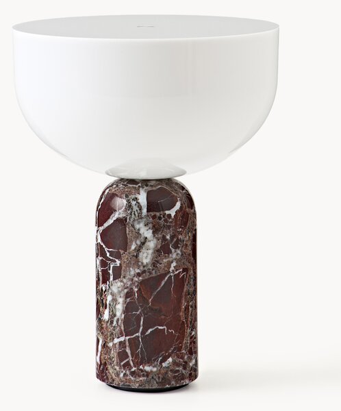 Malá stmievateľná prenosná mramorová stolová LED lampa Kizu
