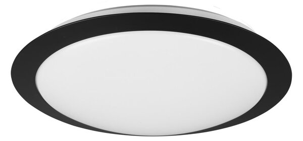 Matne čierne LED stropné svietidlo ø 29 cm Umberto - Trio