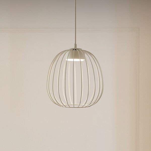 Luster na lanku OVELLA 1xGX53/10W/230V pr. 25 cm krémový