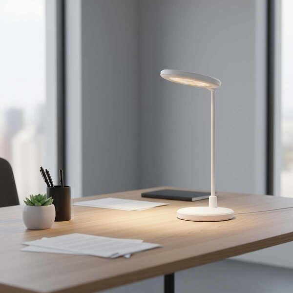 Nedis LTLRM11WT - LED stmievateľná nabíjateľná dotyková lampa LED/6W/1200 mAh 3000/4000/5700K biela
