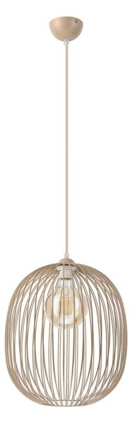 Závesný luster na lanku DESTELLO, 1xE27/15W/230V, priemer 33 cm, béžový