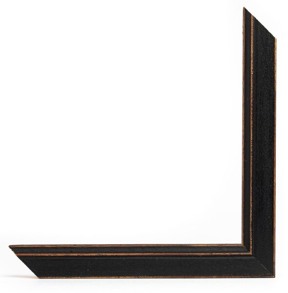 Fotorám SPLIT, čierna - 18x24 cm