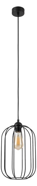 Závesný luster na lanku DESTELLO 1xE27/15W/230V pr. 21 cm čierny