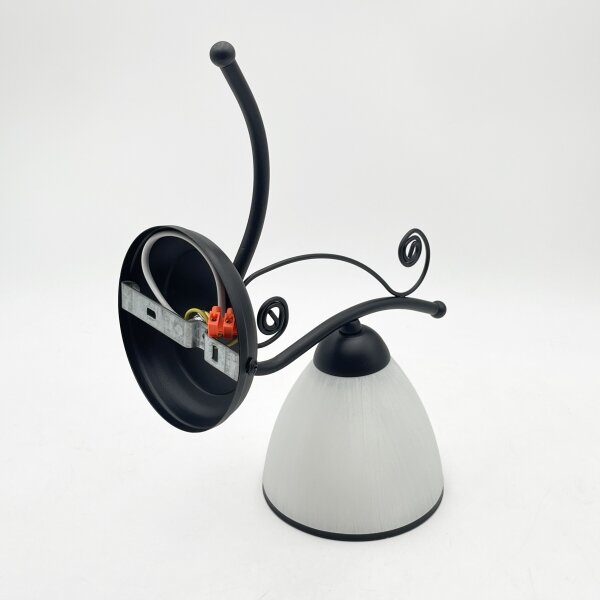 Nástenná lampa RETRO 1xE27/60W/230V čierna/biela