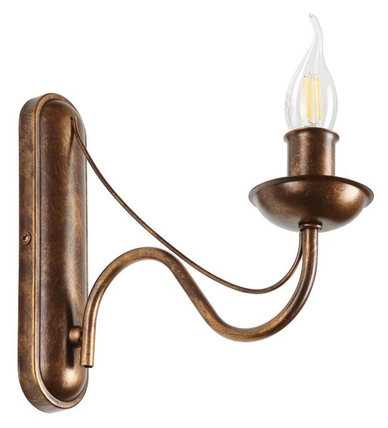 Nástenná lampa ANTON 1xE14/60W/230V bronzová