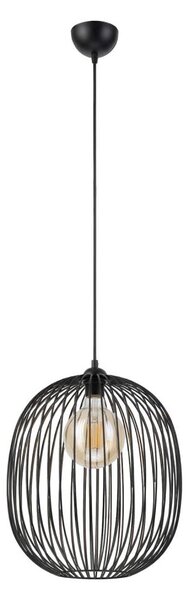 Závesný luster na lanku DESTELLO 1xE27/15W/230V pr. 32 cm čierny