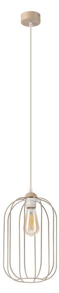 Luster na lanku DESTELLO 1xE27/15W/230V priemer 21 cm béžový