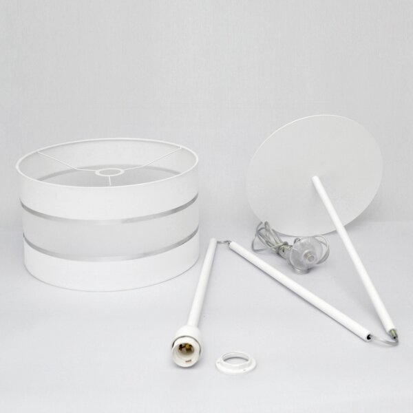 LED Stojacia lampa HELEN 1xE27/15W/230V biela