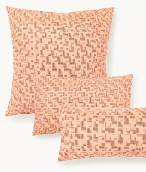 Obliečka na vankúš z bavlneného perkálu's geometrickou potlačou Inki