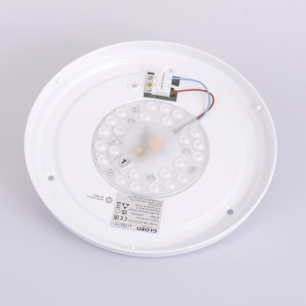 Globo 41764-12 - LED Stropné svietidlo BRUNO LED/12W/230V 307 mm 3000/4500/6000K
