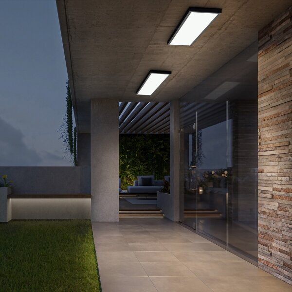 Brilagi - LED kúpeľňové svietidlo FRAME LED/50W/230V 3000/4000/6000K IP44 čierne