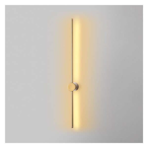 LED nástenné svietidlo v zlatej farbe Sword – Opviq lights