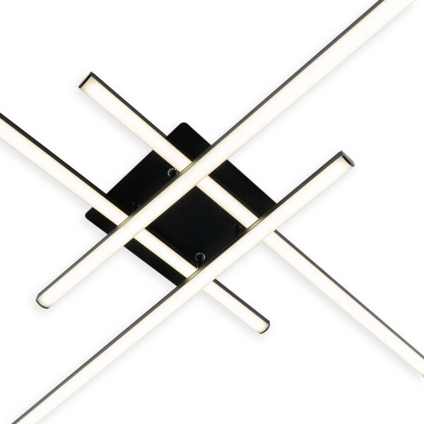Brilagi - LED stropné svietidlo STRIPES LED/37W/230V čierne