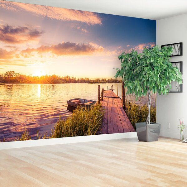 Fototapeta Vliesová Jazero sun 104x70 cm