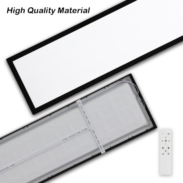 Brilagi-LED Stmievateľné kúpeľňové svietidlo FRAME SMART LED/50W/230V IP44 čierna+DO