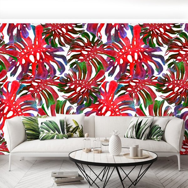 Fototapeta Vliesová Exotické listy 104x70 cm