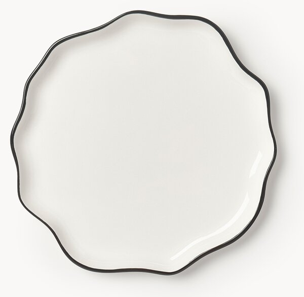Porcelánový servírovací tanier's vlnitým okrajom Bia