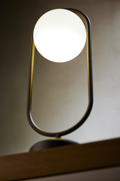 Jupiter 2044 - Stolná lampa IGON 1xE14/40W/230V čierna