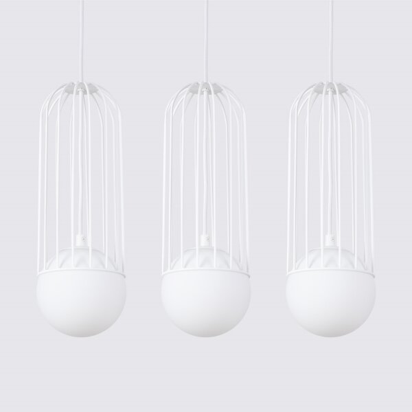Sollux SL.1333 - Luster na lanku BRINA 3xG9/8W/230V biela