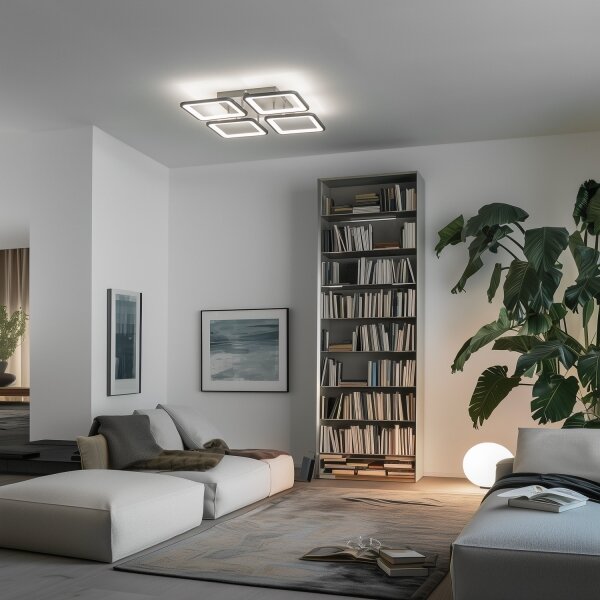 Brilagi - LED Stmievateľný prisadený luster SQUARED LED/85W/230V 3000-6500K + DO