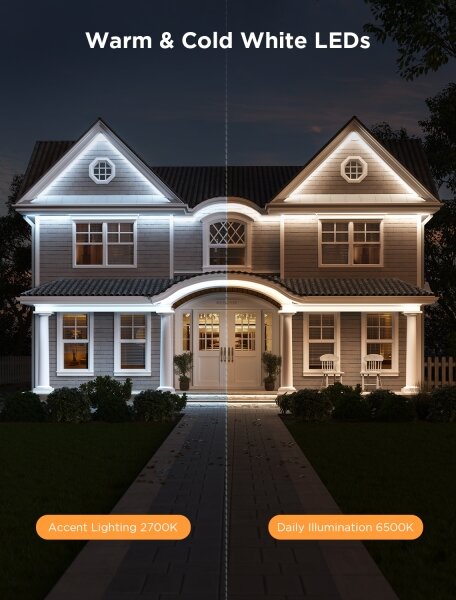 Govee - Outdoor Pro SMART RGBICWW vonkajší LED pásik 10m Wi-Fi IP65